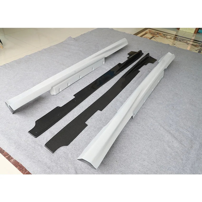 Carbon Fiber Car Side Skirts For GTR R35 Body Kit 2008-2016 GTR R35 Car Accessories